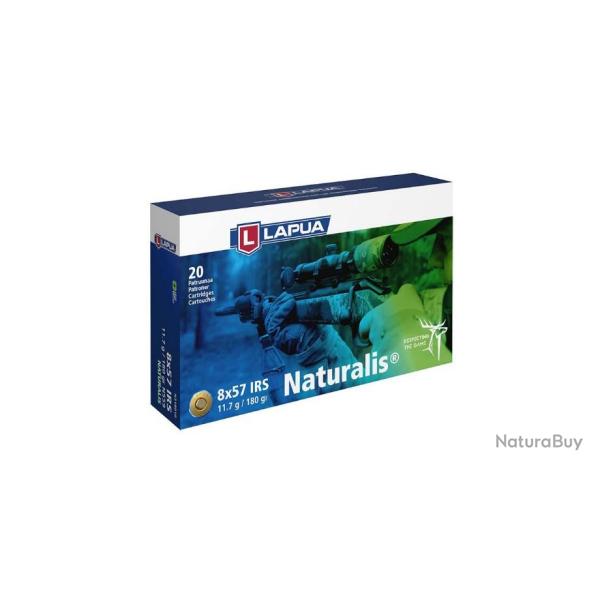 Munitions LAPUA naturalis cal.8x57jrs 180gr par 20