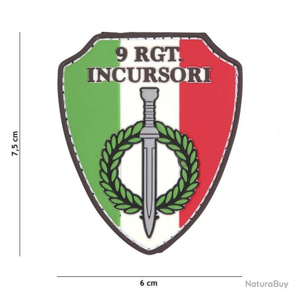 Patch 3D PVC 9 rgt Incursori (101 Inc)