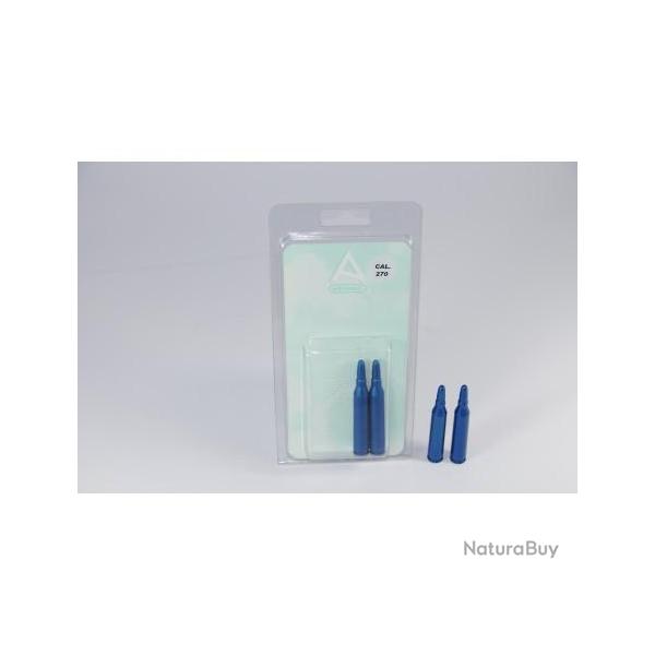 Douille amortisseur en aluminium sous blister.Cal.270 par lot de 2