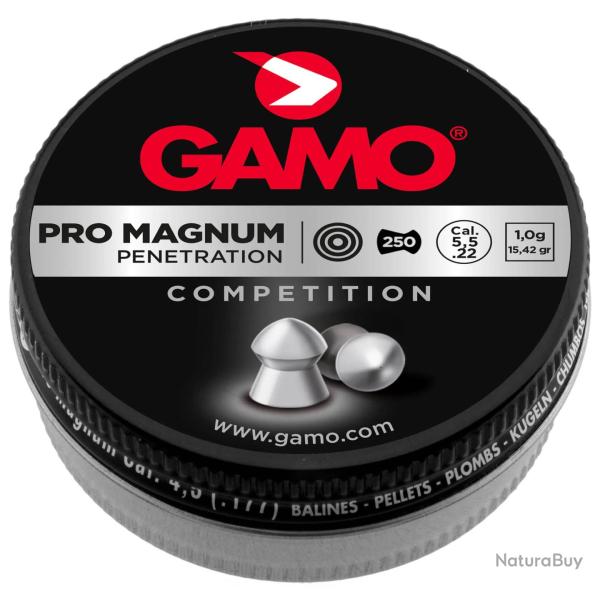 Plombs Gamo Pro Magnum Calibre 5.5 T�te Pointue