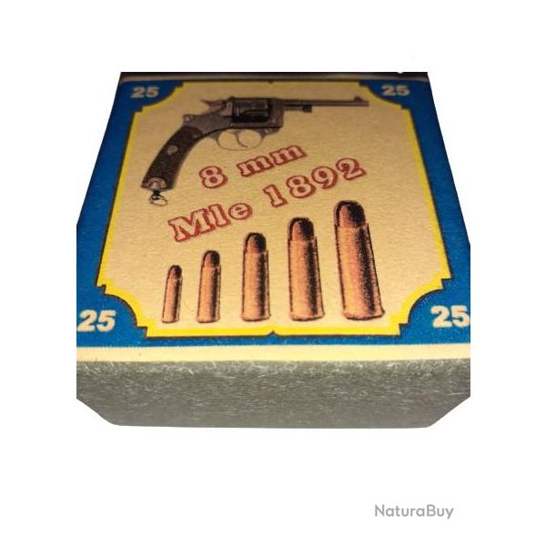 8 mm 1892 ou 8mm 92: Reproduction boite (vide) RC 9521570