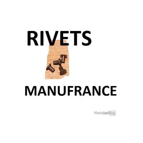 lot 4 rivets boitier culasse fusil PERFEX RAPID MANUFRANCE - VENDU PAR JEPERCUTE (S22A85)