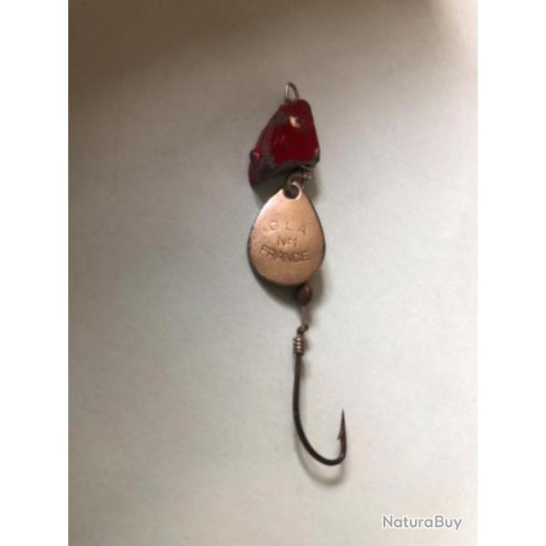 1 cuill�re G.L.A  n 1 argent avancon 4 gr p�che carnassier occasion ancien collection GLA