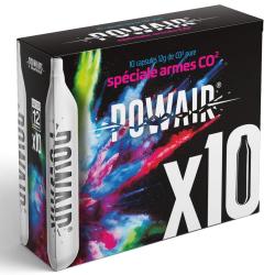 Sparclettes de Gaz Co2 12 g POWAIR x 10