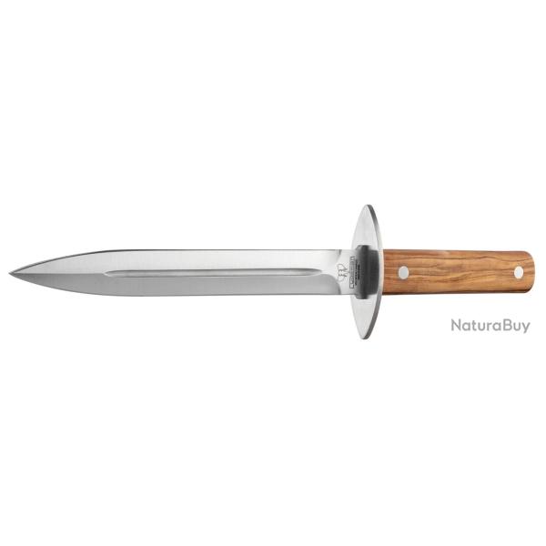 Dague de chasse manche olivier 23 cm