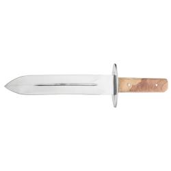 Dague de chasse avec manche en bois clair