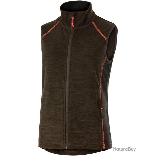 Gilet polaire performance pour femmes Evo Couleur Vert fonc