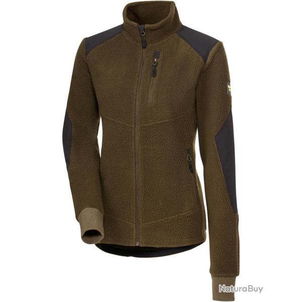 Veste polaire tech Core femme Couleur marron