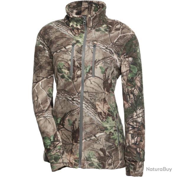 Veste polaire Realtree pour femme Couleur camo vert