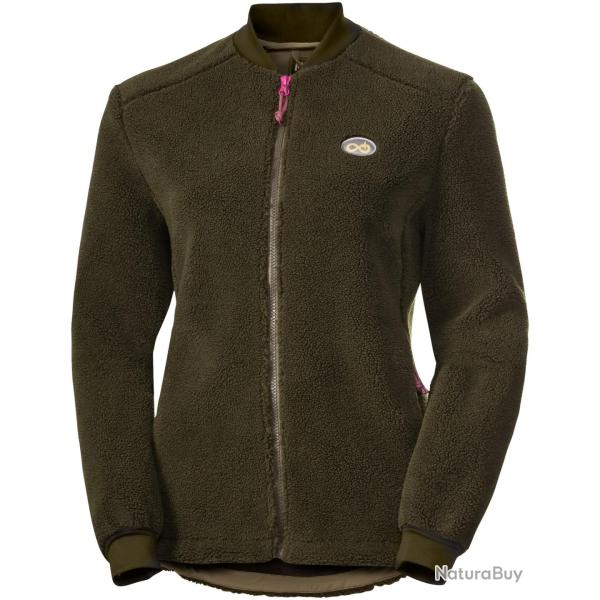 Veste en fibre polaire Grizzly Fleece pour femmes Couleur vert fonc�
