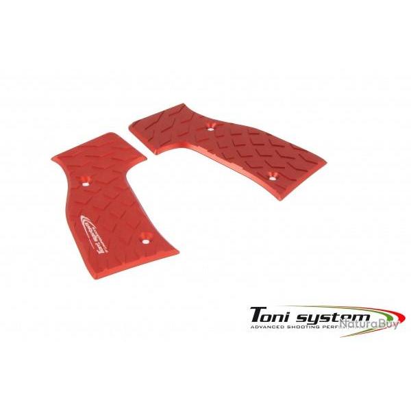Poign�es Vibram pour poign�e AR15 - Rouge - TONI SYSTEM