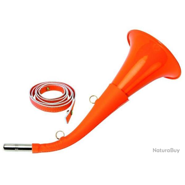 Corne Januel � pavillon fluo avec bretelle 50cm