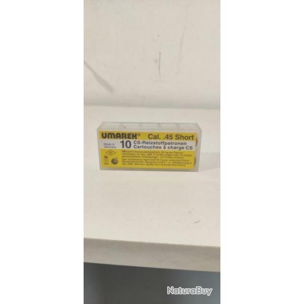 10 cartouches CS 45 SHORT UMAREX