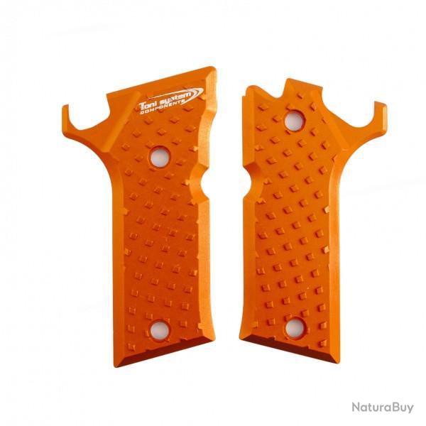 Poign�es Vibram pour Beretta 92X - Orange - TONI SYSTEM