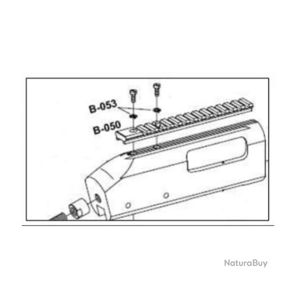 Rail Picatinny pour fusil � pompe Fabarm
