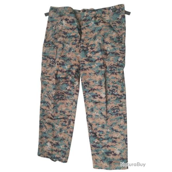Treillis de combat style BDU camouflage digital savan - Taille 56 civile - Taille militaire 112