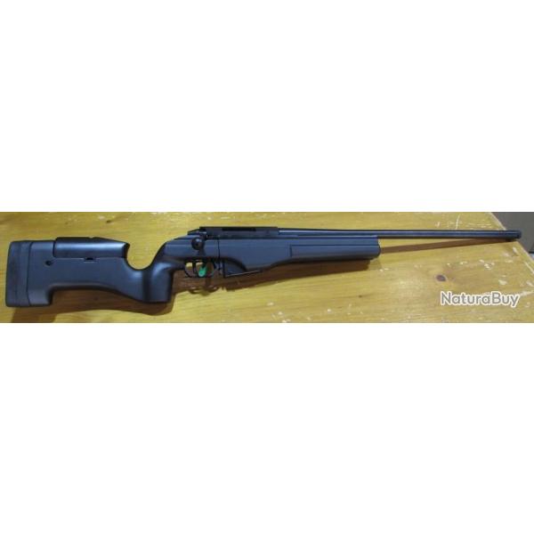 CARABINE SAKO TRG22 NOIRE 308WIN CANON ET BTE CULASSE BRONZE CULASSE INOX 26' 66CM