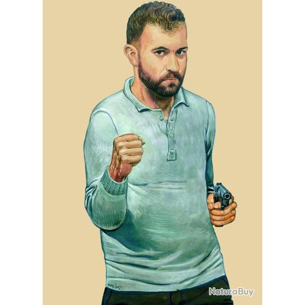 Cible pj liege n�19 88,5x63,5 - papier - L'unit�