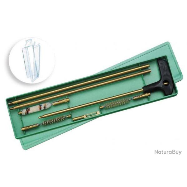Boite de nettoyage Grande Chasse baguette laiton avec poign�e sous blister 11mm
