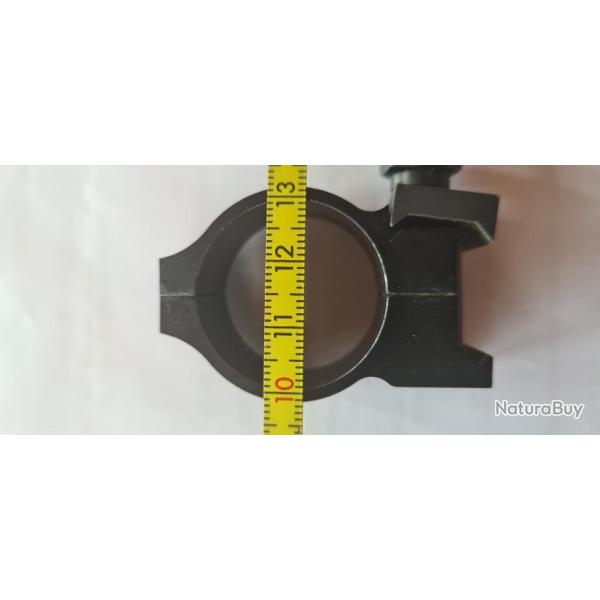 1 collier moyen Warne Maxima Tactical 614M diam�tre 30 pour rail picatinny ou weaver