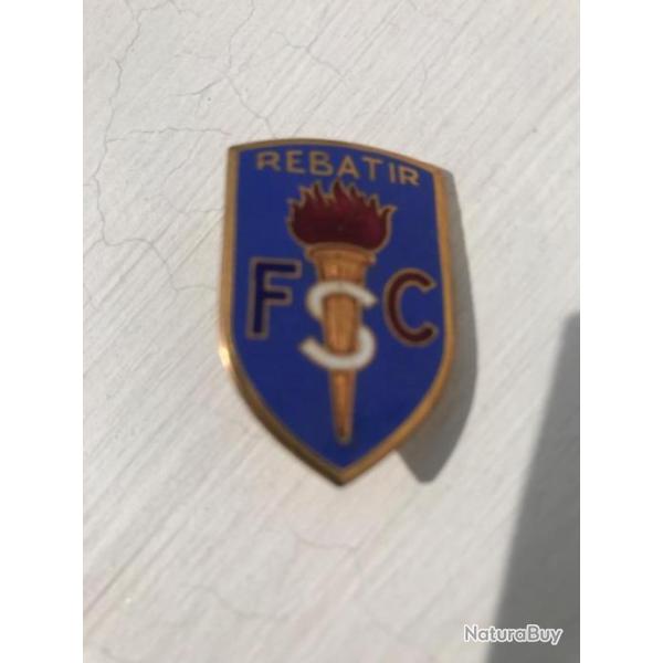 INSIGNE RARE FOYER DU SOLDAT A COBLENCE 1944/45 LIBERATION