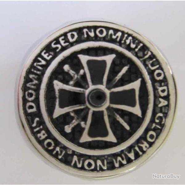 BAGUE ACIER INOX TEMPLIER  CHEVALIER - Ref.19