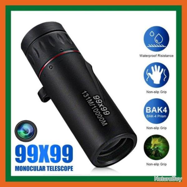 Monoculaire HD 99x99 - BAK4 - Livraison gratuite