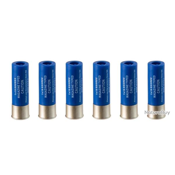 Cartouche Pompe 15 billes (Pack de 6) Bleu (S&T)