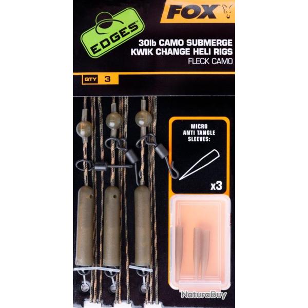 EDGES CAMO SUBMERGE KWIK CHANGE HELI RIGS  - MONTAGE HELICOPTERE PAR 3