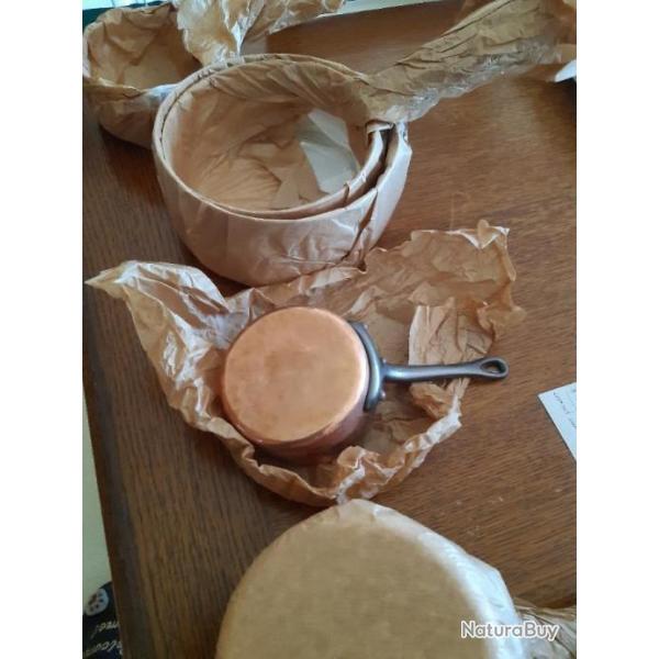 Casseroles cuivre
