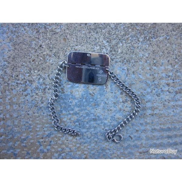 Gourmette plaque d'identit�