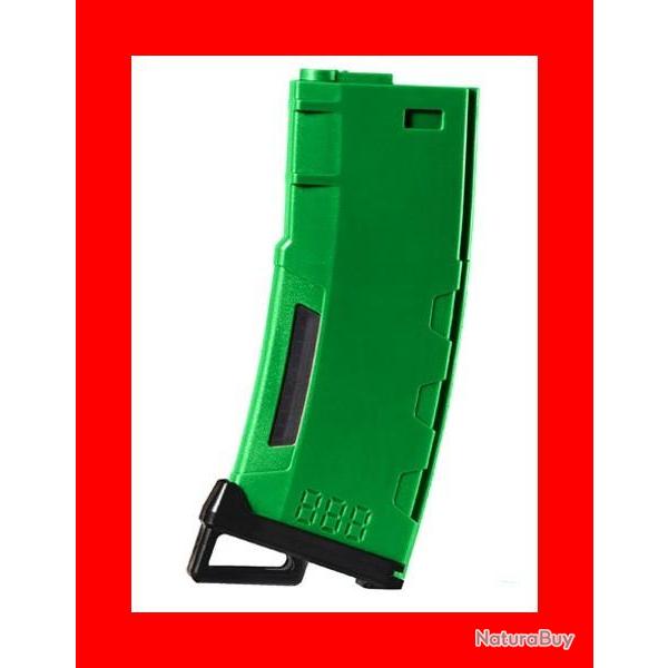 CHARGEUR MID-CAP SPEED 130 BILLES POUR M4 AEG VERT