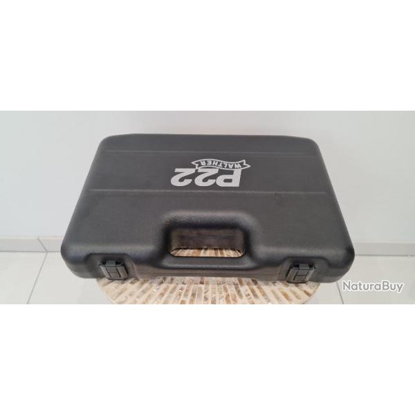 MALLETTE POUR WALTHER P22 TARGET AVEC EMPLACEMENT POUR LE REDUCTEUR DE SON