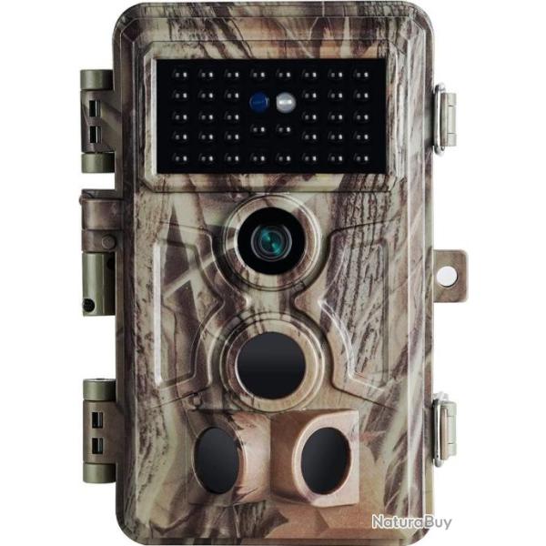 Cam�ra de Chasse 16MP 1080P IP66 �tanche Cam�ra Surveillance 40Pcs LED Vision Nocturne Infrarouge