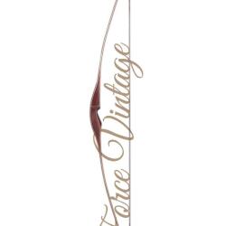 FALCO - Longbow FORCE VINTAGE CARBON 68" DROITIER (RH) 25 # Renfort simple + HD (+90 &euro;) Glossy 