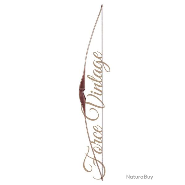 FALCO - Longbow FORCE VINTAGE CARBON 66" DROITIER (RH) 65 # Renfort Haute Densit� HD face avant (+60