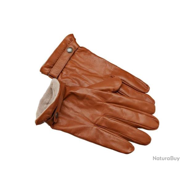 Gants en cuir d'agneau doubls cachemire ALEXANDRE MAREUIL