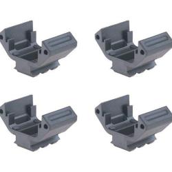 Rail M4 Amoeba Pro (Set de 4 Pcs) Noir (Ares)