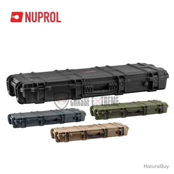 Mallette NUPROL Waterproof 103 X 33 X 15 Cm pour Armes Longues Mousse Pr�d�coup�e Tan
