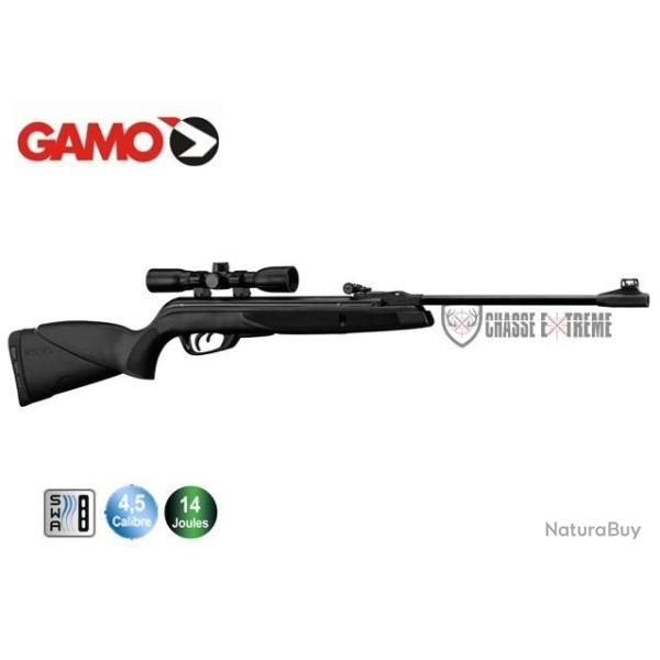 Carabine GAMO Black Shadow Cambo 14 Joules avec Lunette 4x32 + Boite de Plombs Pro Magnum