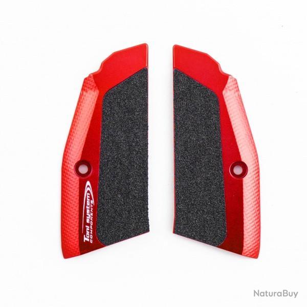 Poign�es courtes haute adh�rence pour CZ - Rouge  - TONI SYSTEM