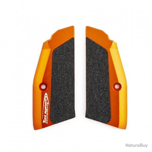 Poign�es courtes haute adh�rence pour CZ - Orange - TONI SYSTEM