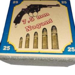 7,5 mm Nagant Su&eacute;dois Mle 1887: Reproduction boite (vide) RC 9548105