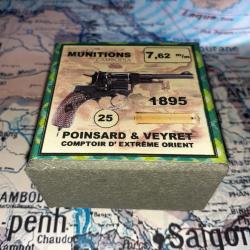 7,62 mm Nagant Russe 1895 (Poinsard & Veyret): Reproduction boite munitions (vide) PV 9548129