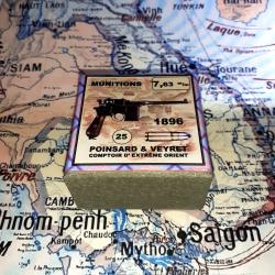 7,63 Mauser C96; 7,62 Nagant Russe (Poinsard Veyret): Reproduction boite munitions (vide) PV 9548129