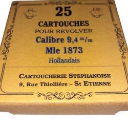 9,4 mm Hollandais Mle 1873: Reproduction boite (vide) CS 9548386