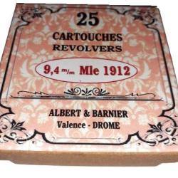 9,4 mm Hollandais Mle 1912: Reproduction boite (vide) AB 9548401