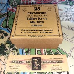 9,4 mm Hollande 1873 & 1912 (Cartouche. St&eacute;phanoise): Reproduction boite munitions (vide) CS 9548417