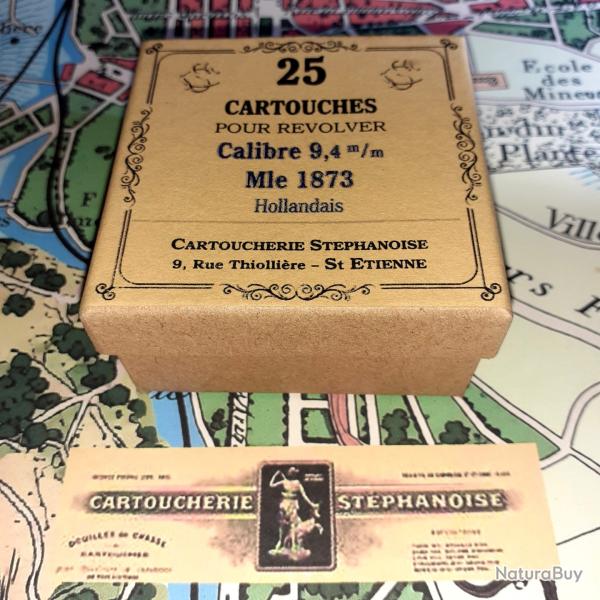 9,4 mm Hollande 1873 & 1912 (Cartouche. St�phanoise): Reproduction boite munitions (vide) CS 9548417