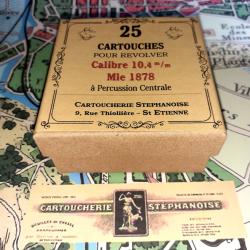 10,4 mm Suisse 1878 (Cartouche. St&eacute;phan.): Reproduction boite munitions (vide) collection CS 9548430